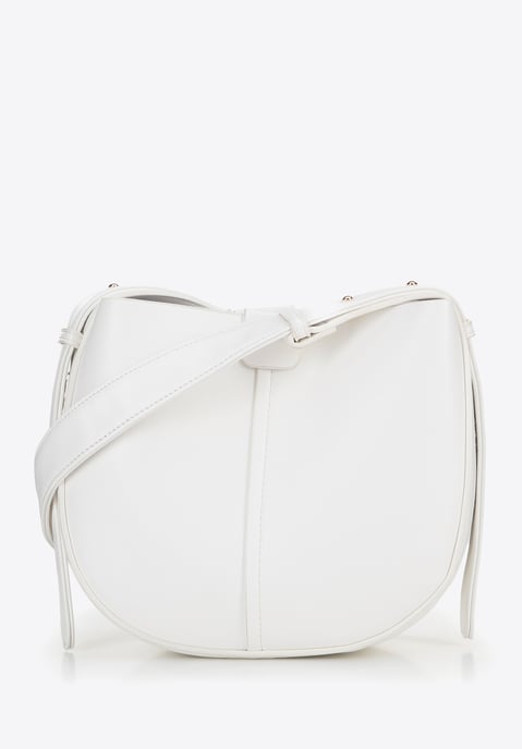 Wittchen Damen-Schultertasche aus Kunstleder, weiß, Öko-Leder - Image 3