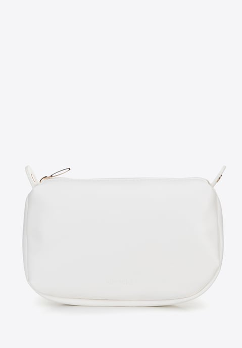 Wittchen Damen-Schultertasche aus Kunstleder, weiß, Öko-Leder - Image 4