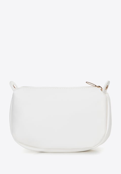Wittchen Damen-Schultertasche aus Kunstleder, weiß, Öko-Leder - Image 5
