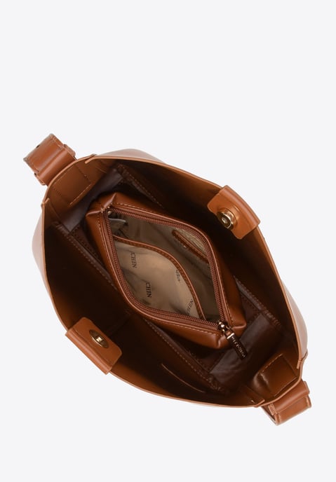 Wittchen Damenhandtasche, braun, Kunstleder, Öko-Leder - Image 4