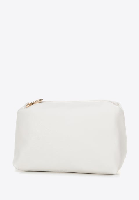Wittchen Damenkoffer mit abnehmbarer Tasche, cremeweiß, Kunstleder - Image 3