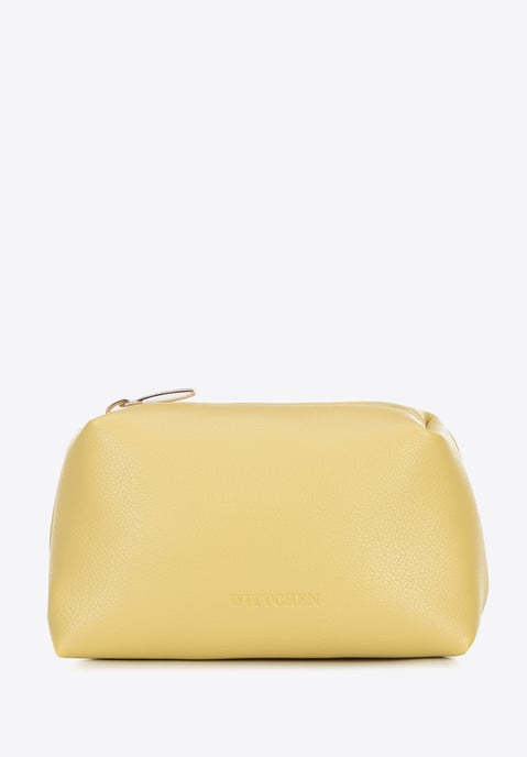 Wittchen Mini-Etui für Damen aus gelbem Kunstleder mit herausnehmbarem Beutel - Image 6