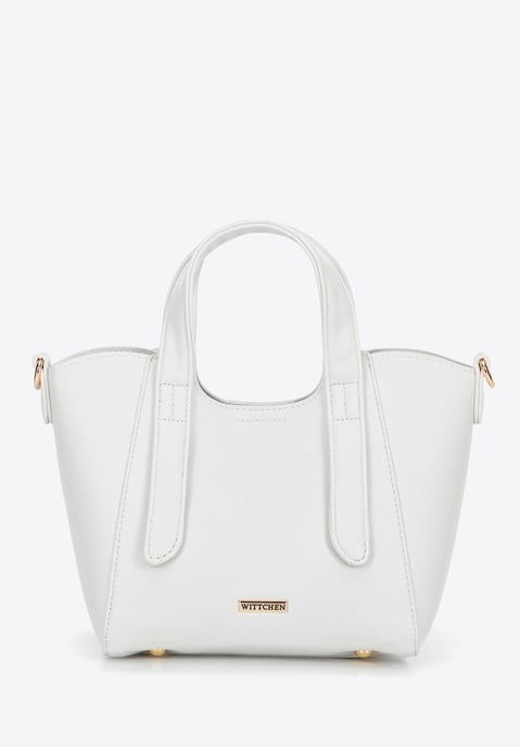 Wittchen Damen-Minikoffer mit abnehmbarer Tasche, cremeweiß, Kunstleder - Image 1