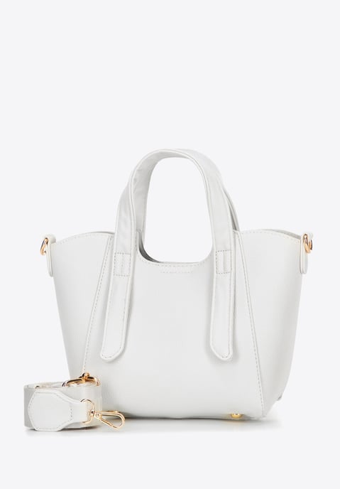 Wittchen Damen-Minikoffer mit abnehmbarer Tasche, cremeweiß, Kunstleder - Image 2
