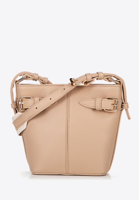 Wittchen Damen-Tragetasche aus kleinem Öko-Leder, Beige - Image 2