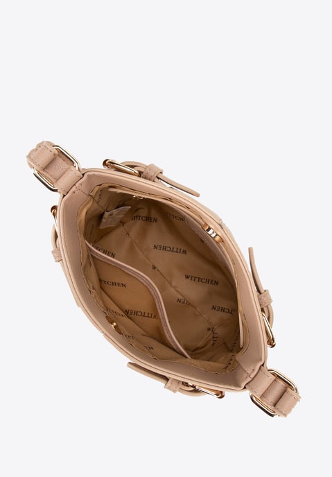 Wittchen Damen-Tragetasche aus kleinem Öko-Leder, Beige - Image 4