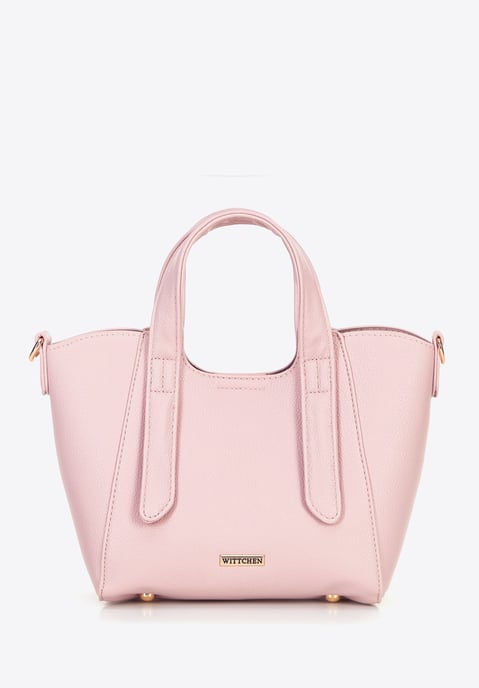 Wittchen Mini-Aktentasche für Damen aus rosa Kunstleder mit herausnehmbarem Etui - Image 2
