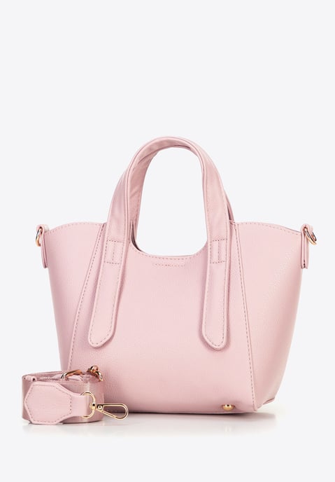 Wittchen Mini-Aktentasche für Damen aus rosa Kunstleder mit herausnehmbarem Etui - Image 3