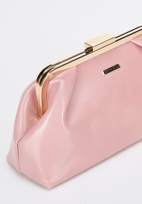 Wittchen Damenhandtasche aus Kunstleder mit Verschluss, rosa, Öko-Leder - Image 5