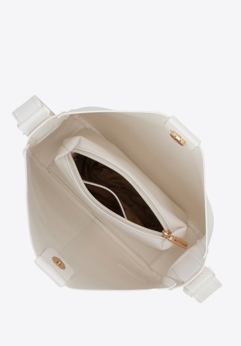 Wittchen Damenhandtasche, Kunstleder, Creme, Öko-Leder - Image 4