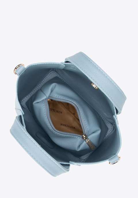 Wittchen Damen-Minikoffer mit abnehmbarer Tasche, blau, Kunstleder - Image 4