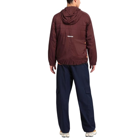 Ea7 Leichte Bomberjacke Mit Kapuze In Zartbitterschokoladenbraun - Image 2
