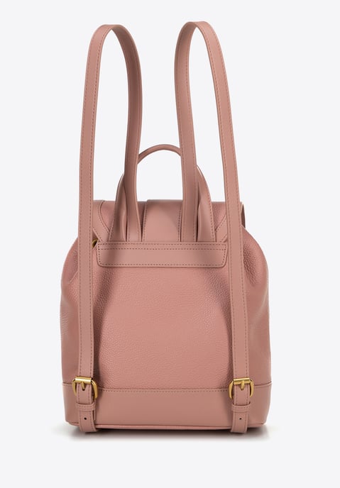 Wittchen Damen-Lederrucksack mit Kordelzug, Rosa, Naturleder - Image 2