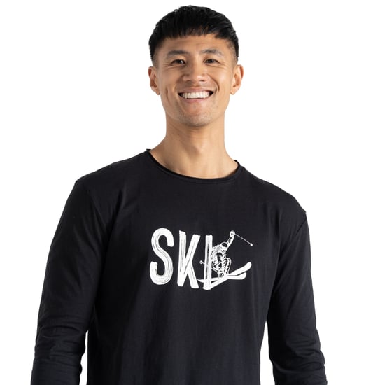 Regatta - "Stomping" T-Shirt für Herren Langärmlig (Schwarz) - Image 6