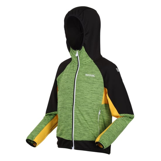 Regatta - "Prenton II" Softshelljacke mit Kapuze für Kinder (Jasmin-Grün/Schwarz) - Image 2