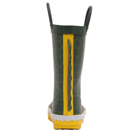 Trespass - Kinder Gummistiefel, Krokodil (Grün/Gelb) - Image 2