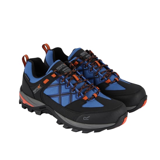 Regatta - Herren Wanderschuhe "Samaris III" (Königsblau/Schwarz/Orange) - Image 4