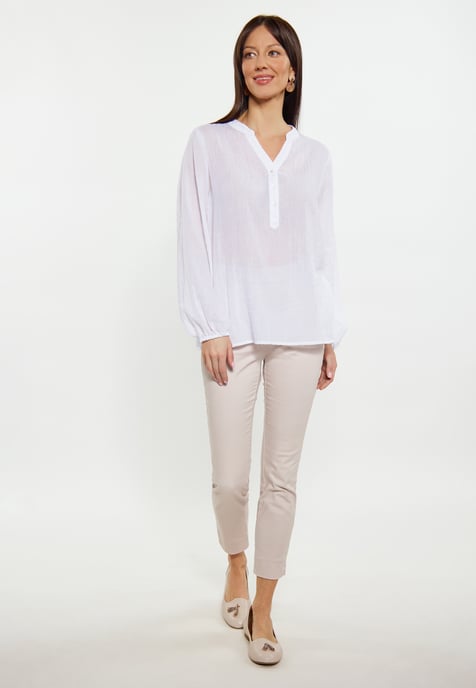 usha Bluse Damen weiss - Image 2