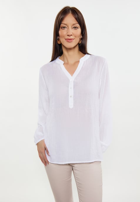 usha Bluse Damen weiss - Image 3