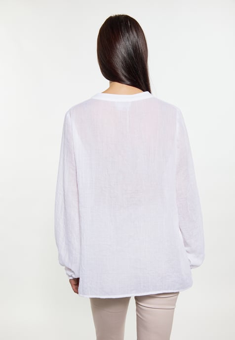usha Bluse Damen weiss - Image 4