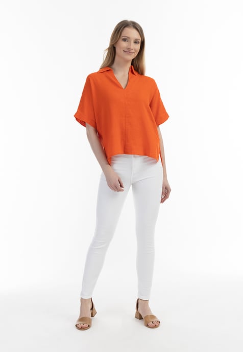 usha Blusenshirt Damen orange - Image 2