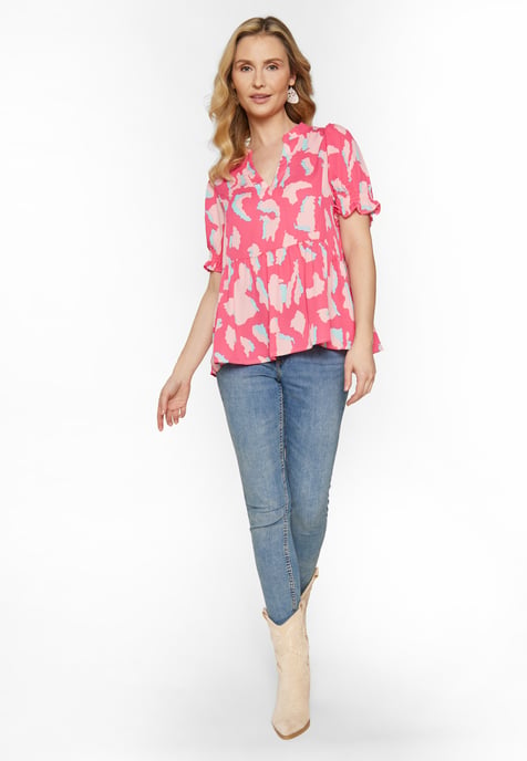 usha Bluse Frauen Rosa - Image 2