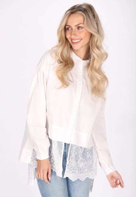IZIA Bluse Damen weiss - Image 3