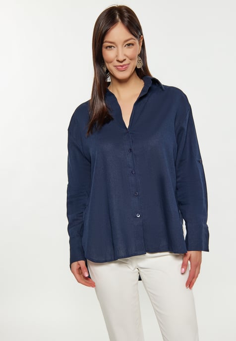 usha Hemd Damen Marine - Image 3
