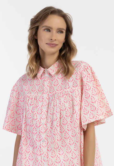 IZIA kurzarmbluse Damen neonpink - Image 5