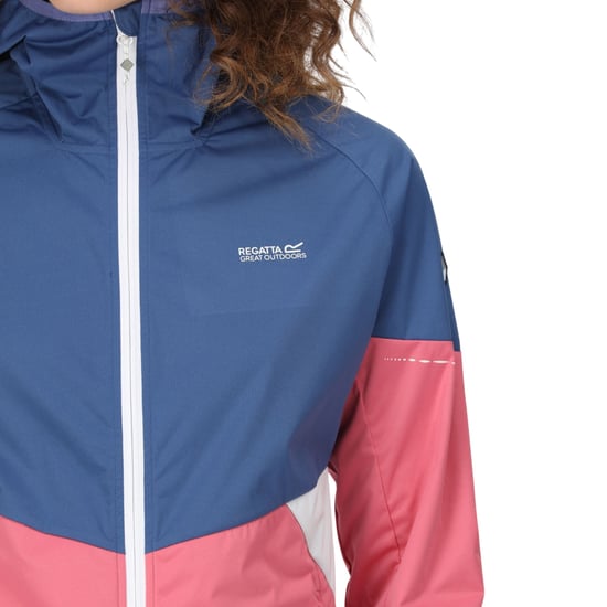 Regatta - "Tarvos V" Softshelljacke für Damen (Flaumfußtaube Grau/Staubiges Denim) - Image 6
