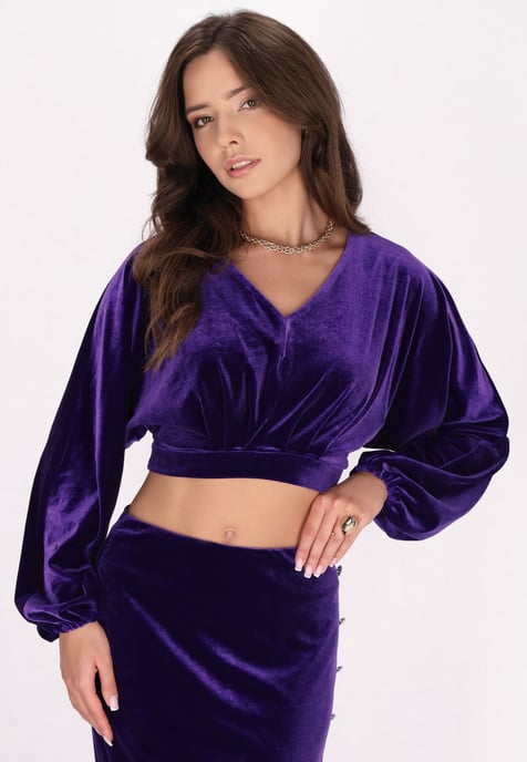 Faina Bluse Damen violett - Image 3