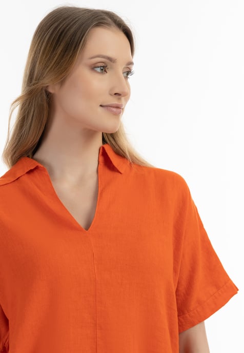 usha Blusenshirt Damen orange - Image 5