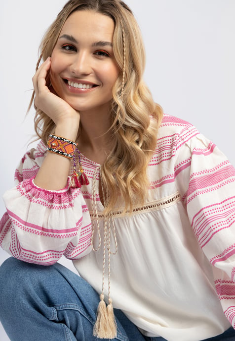 IZIA Bluse Damen Rosa - Image 5
