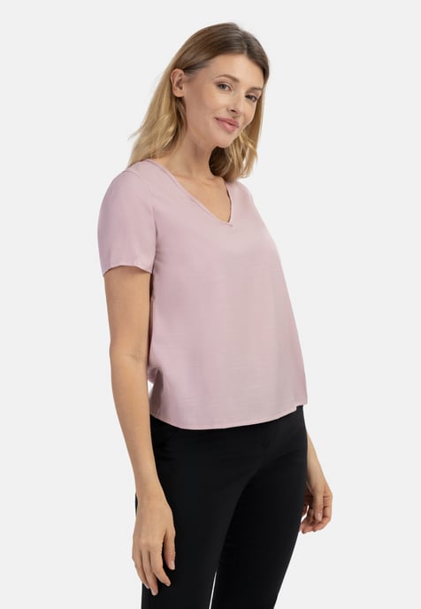 usha Blusenshirt Damen alt rosa - Image 3