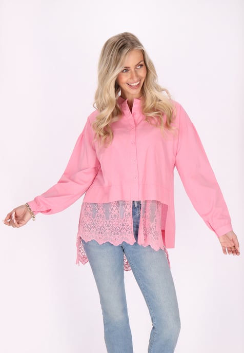 IZIA Bluse Damen rosa - Image 3