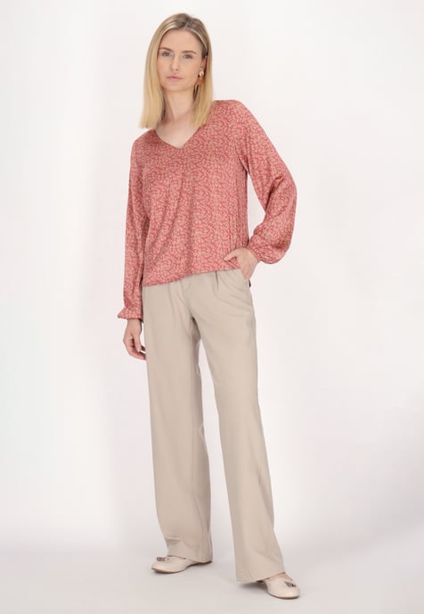 usha Bluse Damen Altrosa Beige - Image 2