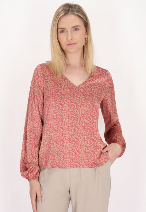 usha Bluse Damen Altrosa Beige - Image 3