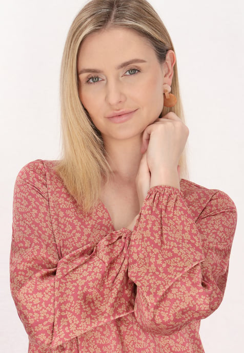 usha Bluse Damen Altrosa Beige - Image 5