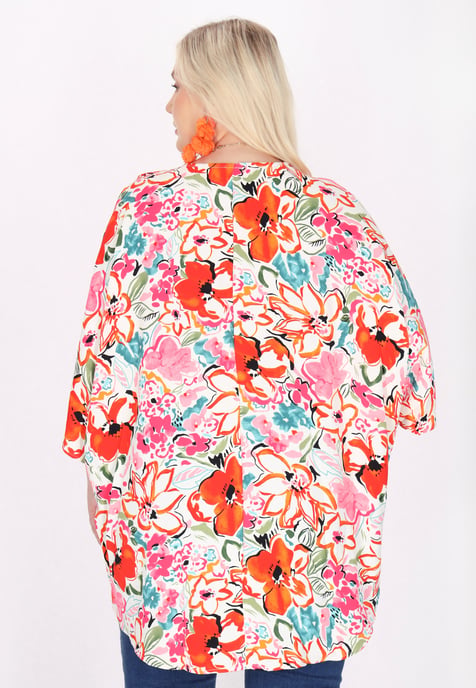 IZIA Bluse in großen Größen Frauen Rose - Image 4
