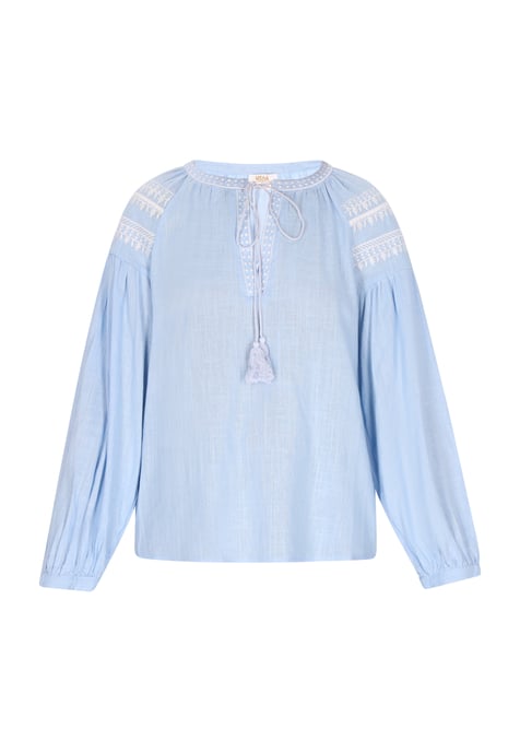 usha Bluse Damen hellblau - Image 1