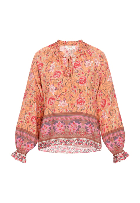 usha Bluse Frauen orange mehrfarbig - Image 1