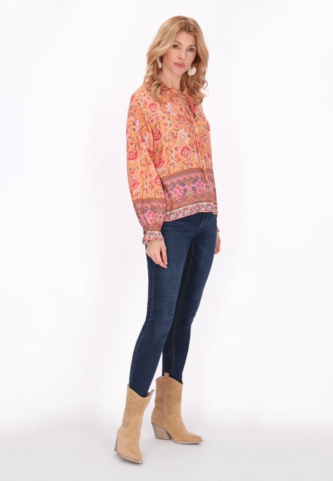 usha Bluse Frauen orange mehrfarbig - Image 2
