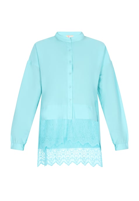 IZIA Bluse Damen Aqua - Image 1