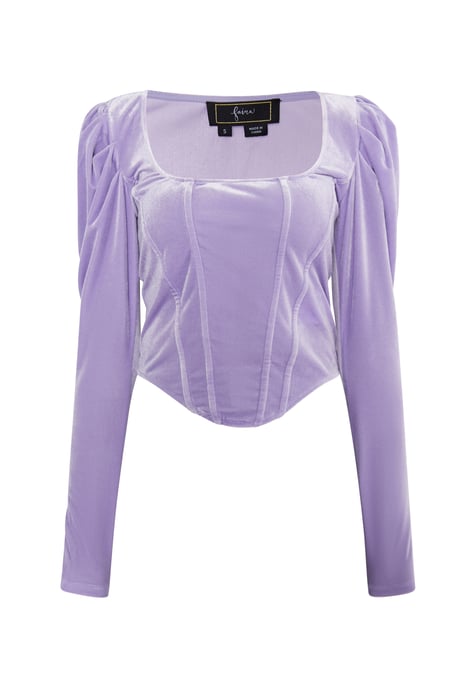 Faina Bluse Damen Lavendel - Image 1