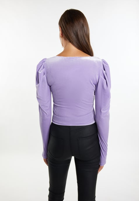 Faina Bluse Damen Lavendel - Image 4