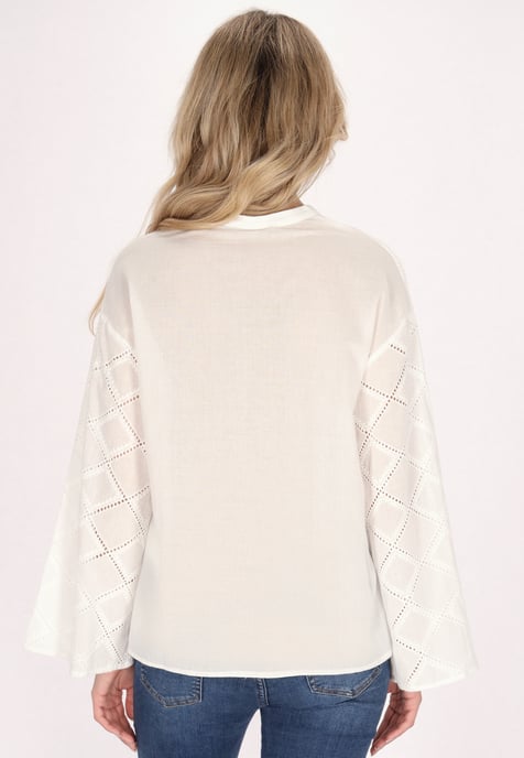 usha Bluse Damen weiss - Image 4