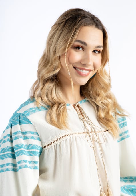 IZIA Bluse Damen türkis - Image 5