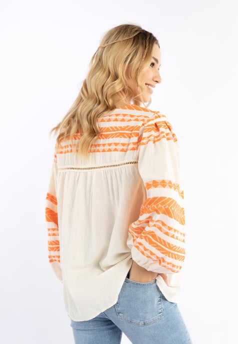 IZIA Bluse Damen orange - Image 4