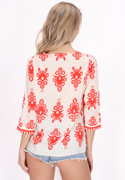 IZIA Bluse Frauen orange - Image 4