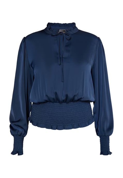 Faina Bluse Damen Marine - Image 1
